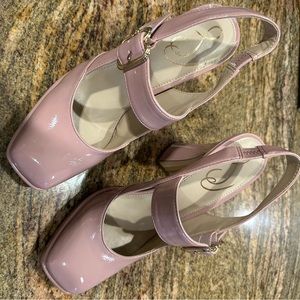 Sam Edelman Mary Jane heel, size 6.5.  Pink.